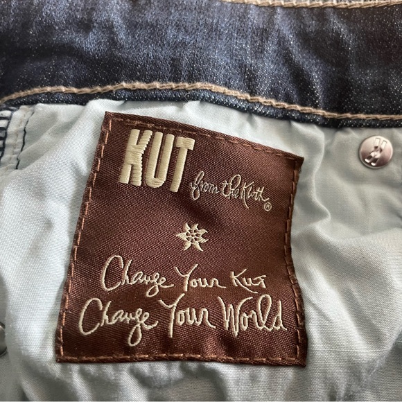 Kut From The Kloth Stevie Straight Leg Mid Rise Jeans Size 4 like new. - Picture 8 of 9